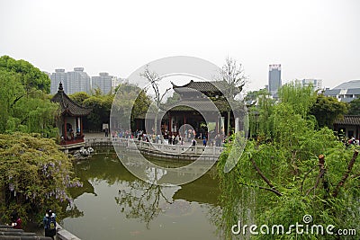 Scenic spots in Wuhan Metropolitan Area Editorial Stock Photo